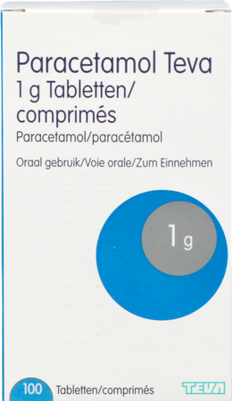Paracetamol Teva 1g Comp 100 X 1g Flacon 3