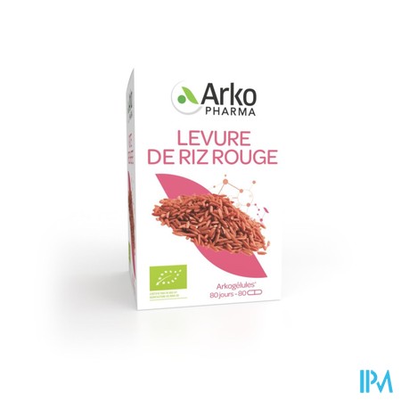 Arkogelules Levure Riz Rouge Bio Caps 80