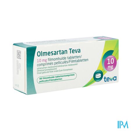 Olmesartan Teva 10mg Filmomh Tabl 98