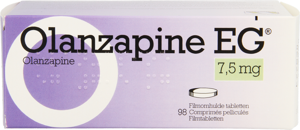 Olanzapine Eg Comp Pell 98 X 7,5mg Pip 1