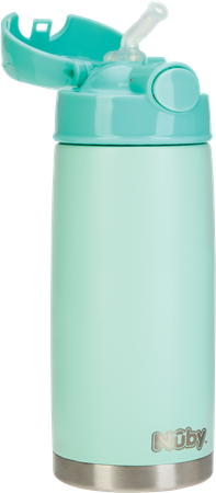 Nuby Pastel Thermosbeker Inox 420ml Groen 3j+ 3