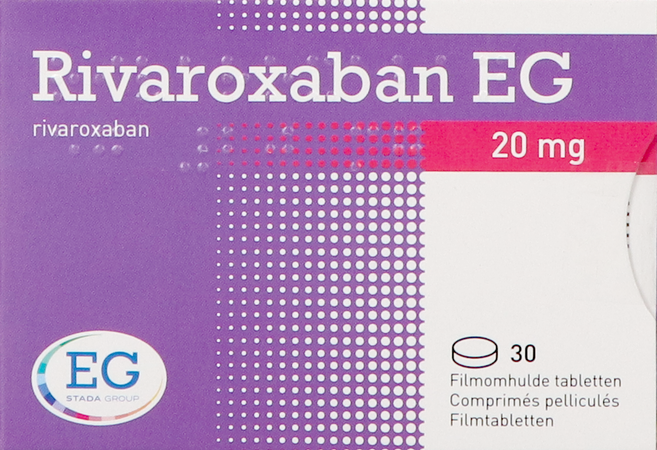 Rivaroxaban EG 20Mg Filmomh Tabl 30 3