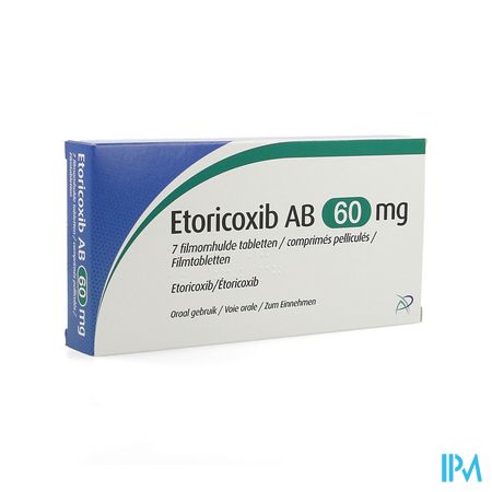 Etoricoxib Ab 60mg Filmomh Tabl 7 X 60mg