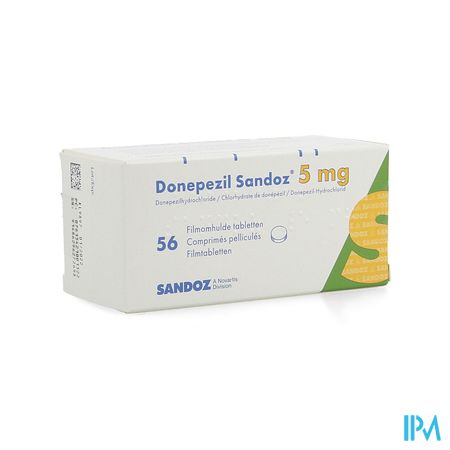 Donepezil Sandoz 5,0mg Filmomh Tabl 56 X 5,0mg