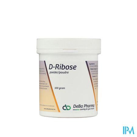 Ribose Pdr Oplosbaar 100g Deba