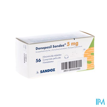 Donepezil Sandoz 5,0mg Filmomh Tabl 56 X 5,0mg 1