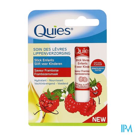 Quies Stick Levres Enfants Framboise 4,5g