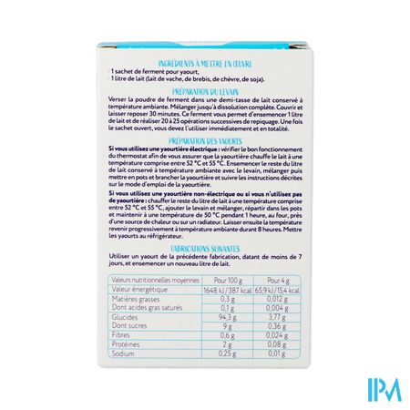 Yalacta Ferment Yoghurt Bio 2x4g 1