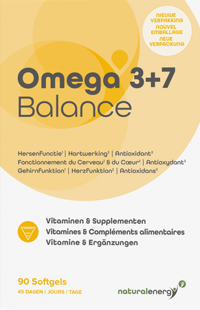 Natural Energy - Omega 3+7 Balance Caps 90 3