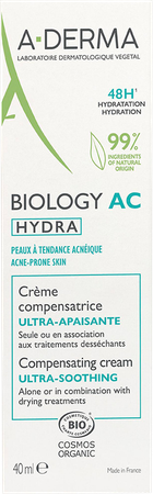 Aderma Biology Ac Hydra Compenserende Creme 40ml 4