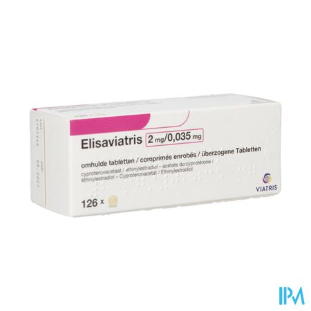 Elisaviatris 35 2mg/0,035mg Tabl 6x21 main product photo