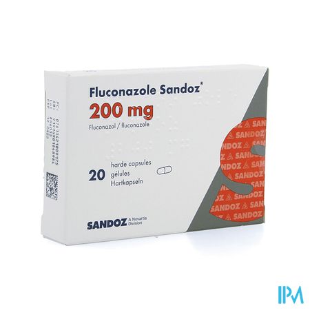 Fluconazole Sandoz Caps 20 X 200mg