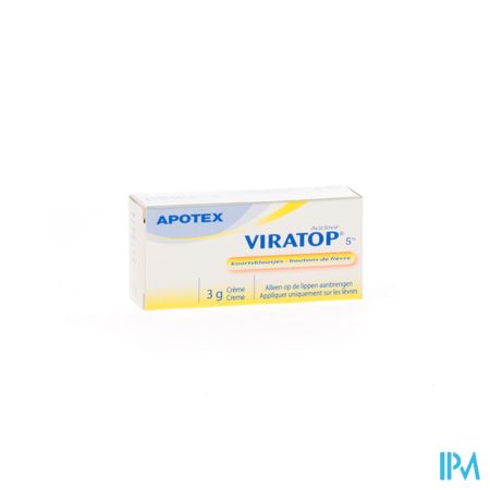 Viratop Apotex 5 % Creme 3g