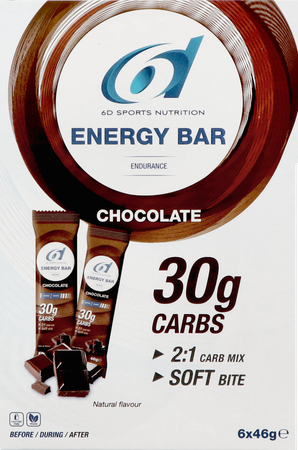 6d Energy Bar Chocolate 6x46g 1