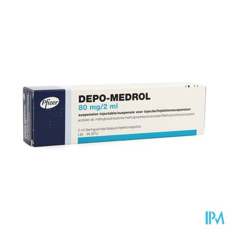 Depo-medrol Ser Inj 1 X 80mg/2ml