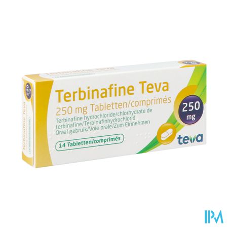 Terbinafine Teva Comp 14 X 250mg