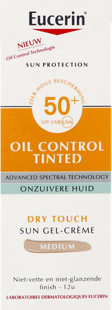 Eucerin Sun Protection Oil Tinted Med Spf50+ 50ml 5