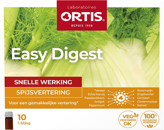 Ortis Easy Digest Shots 10x15ml 1