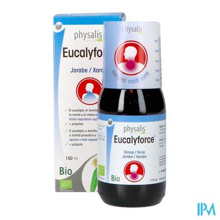 Physalis Eucalyforce Siroop Bio 150ml 12
