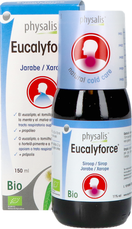 Physalis Eucalyforce Siroop Bio 150ml 12