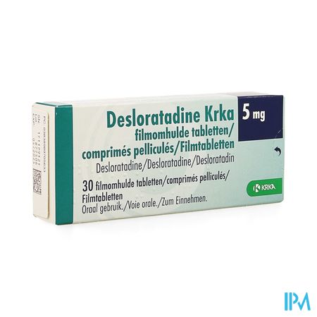 Desloratadine Krka 5mg Comp Pell 30