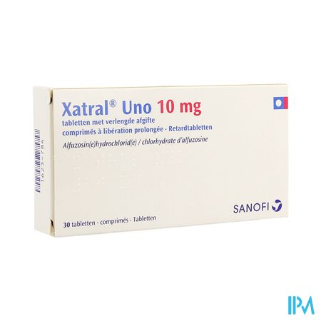 Xatral Uno 10mg Comp 30 X 10mg