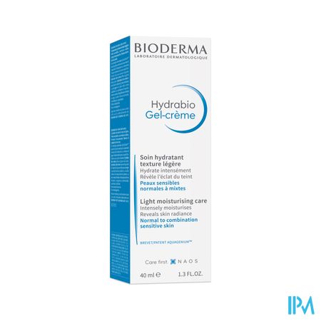 Bioderma Hydrabio Gel Creme Verz. Hydra Licht 40ml