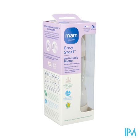 Mam Biberon Easy Start A/colique Matt Uni 260ml