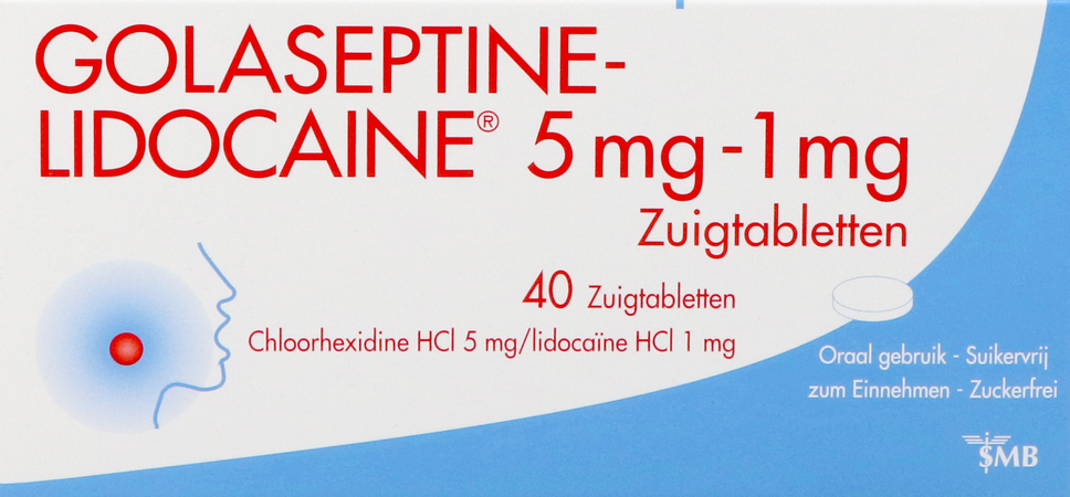 Golaseptine Lidocaine Zuigtabl 40 3