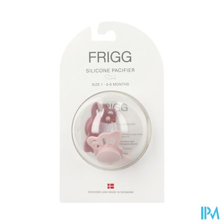 Frigg Fopspenen Butterfly T1 Silicon Cedar/pink 2