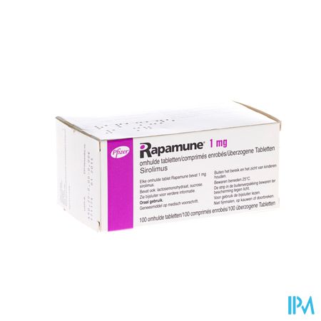 Rapamune Comp 100 X 1mg