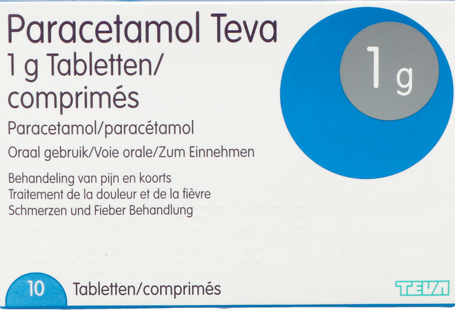 Paracetamol Teva 1g Comp 10 X 1g Blister 2