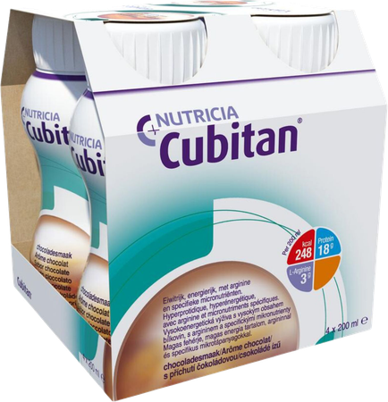Cubitan Aroma Chocolat Flessen 4x200ml 3