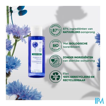 Klorane Gezicht Korenbloem Demaquill. Ogen 100ml 4