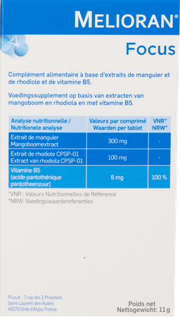 Melioran Focus Tabl 15 5
