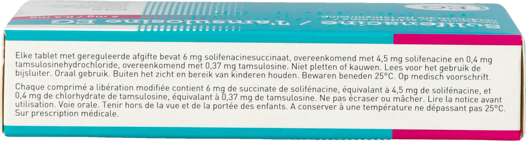 Solifenacine Tamsulosine EG 6/04,Mg Lib.Mod.Comp30 4