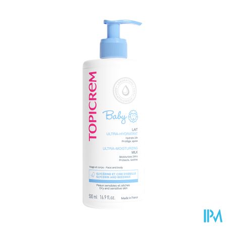 Topicrem Bebe Lait Ultra-hydratant 500ml