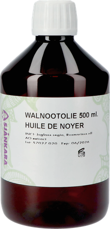Sjankara Walnoot Plant. Olie 500ml 2