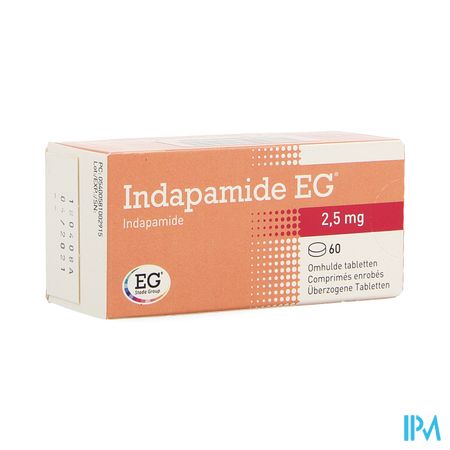 Indapamide EG Drag  60X2,5Mg