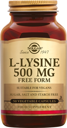 Solgar l-lysine V-caps 50x500mg 1