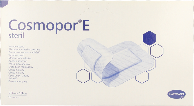 Cosmopor E Latexfree 20x10cm 10 P/s 4