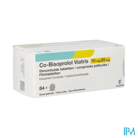 Co Bisoprolol Viatris 10mg/25,0mg Drag 56