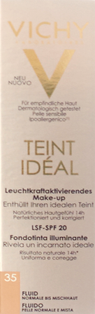 Vichy Fdt Teint Ideal Fluide 35 30ml 2