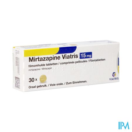 Mirtazapine Viatris 15mg Comp 30