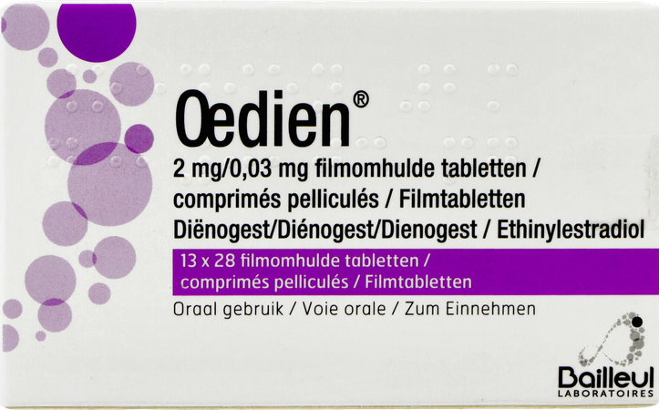 Oedien 2mg/0,03mg Filmomh Tabl 13 X 28 2