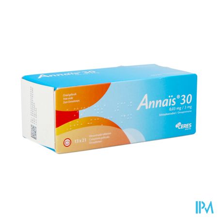 Annais 30 0,03mg/3mg Comp Pell 13 X 21