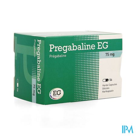 Pregabaline EG  75Mg Harde Caps Blist.  56 X  75Mg