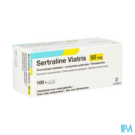 Sertraline Viatris 50mg Tabl 100