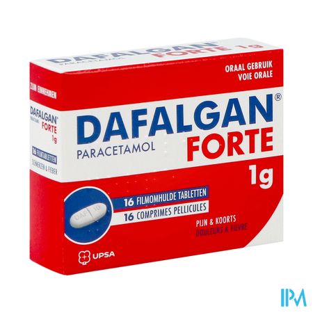 Dafalgan Forte Droog 1g Tabl 16