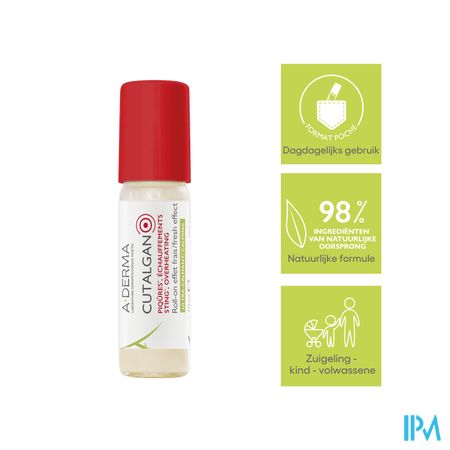 Aderma Cutalgan Roll On Sos Insectenbeten 10ml 2